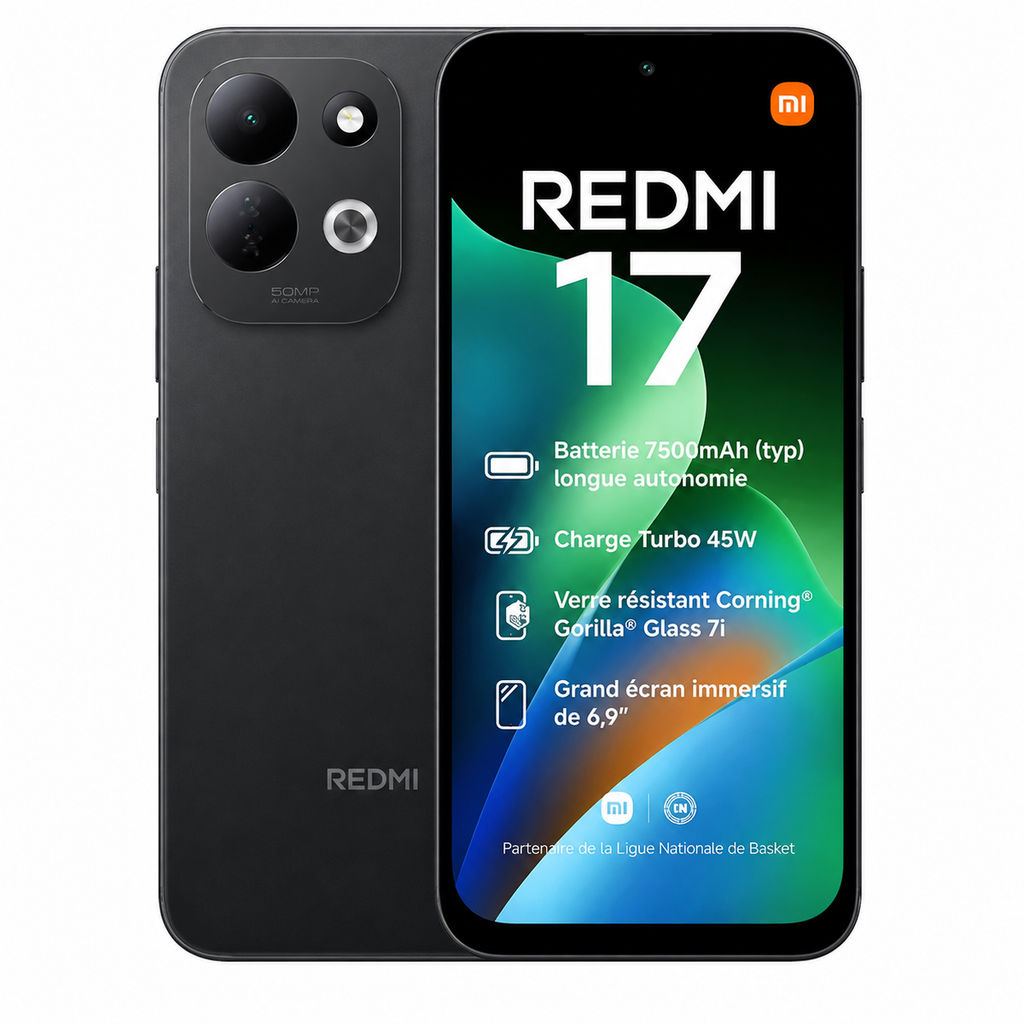 Xiaomi Redmi 17 4G  128 GO RAM 4 > PRIX MA