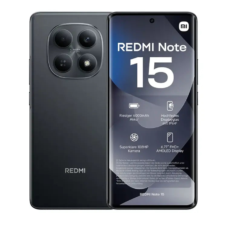 Xiaomi Redmi Note 15 4G 256Go 8Go RAM – Prix Maroc